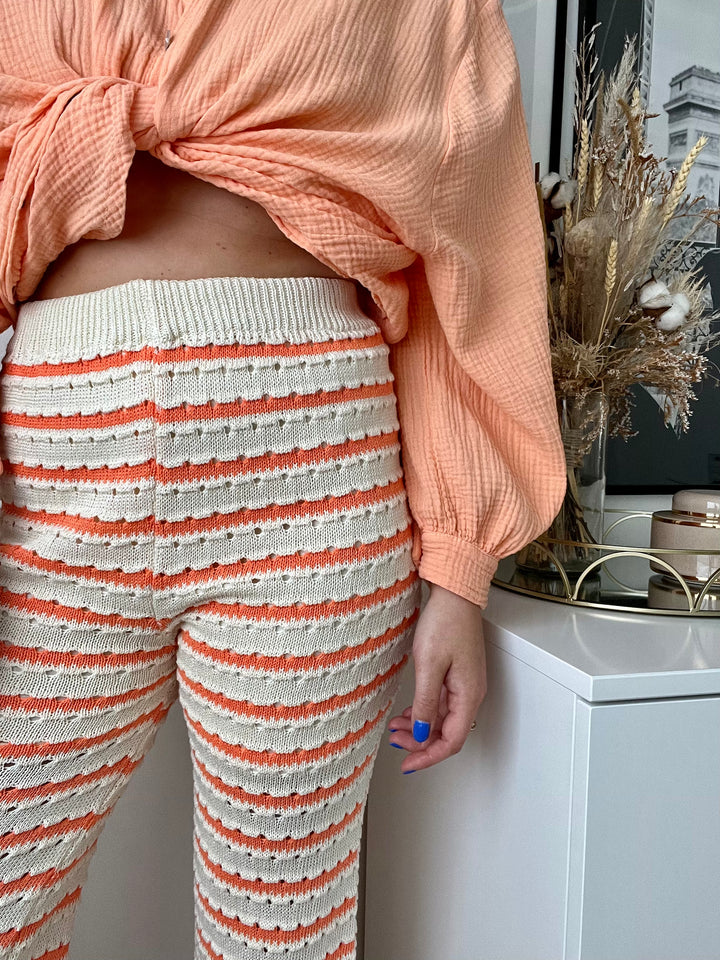 Hose Summer Feeling - Creme/Orange