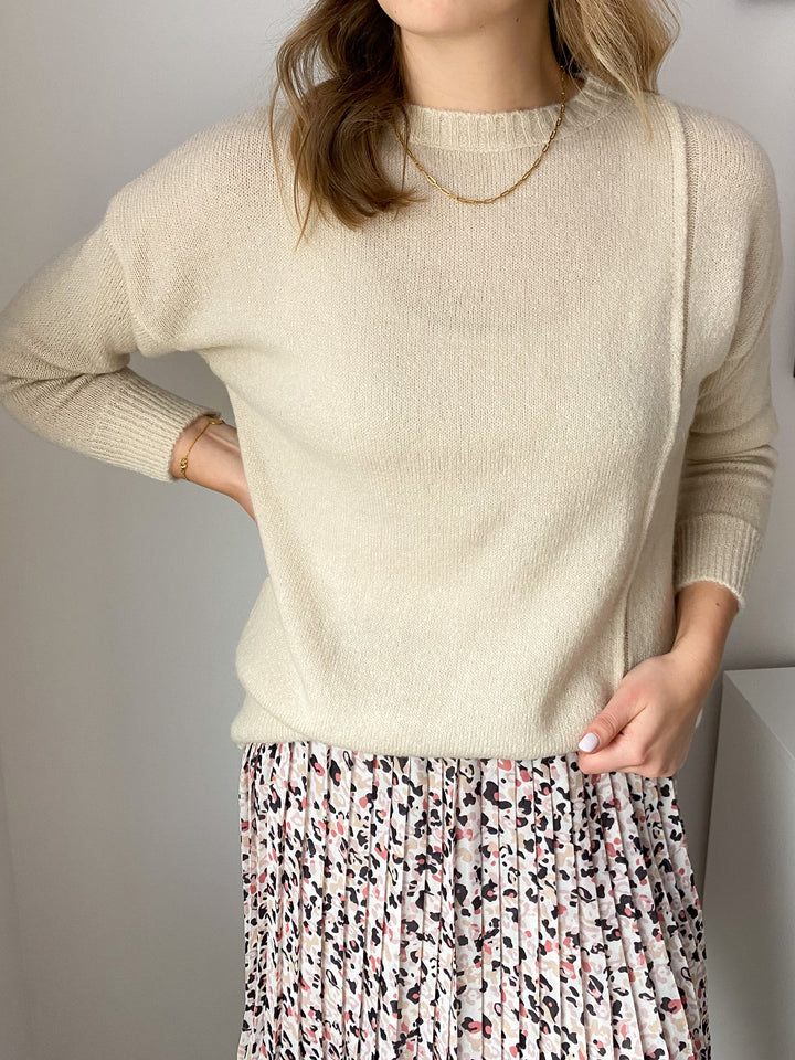 Strickpullover Comfy Knit - Beige