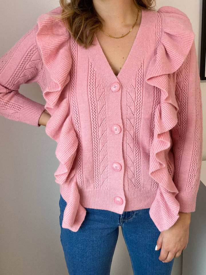 Cardigan Sweet Ruffle