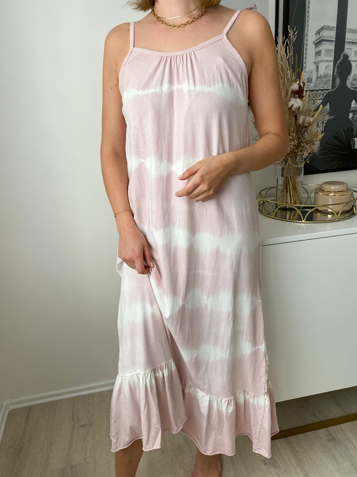 Maxikleid Batik Love - Rosa