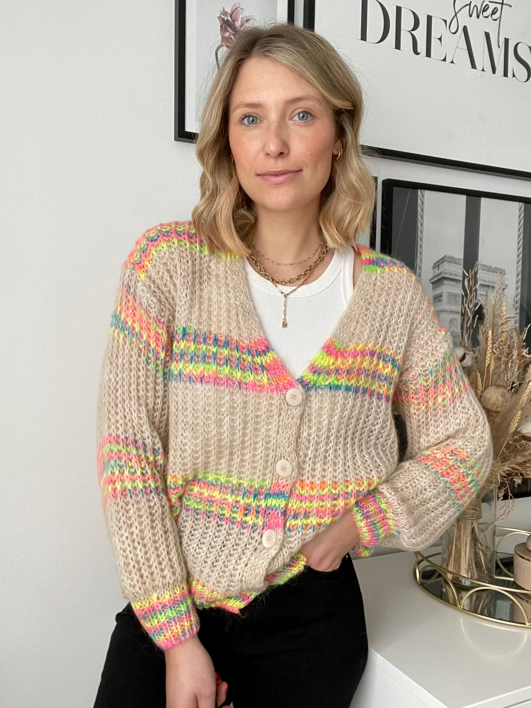 Cardigan Spring Colors - Beige