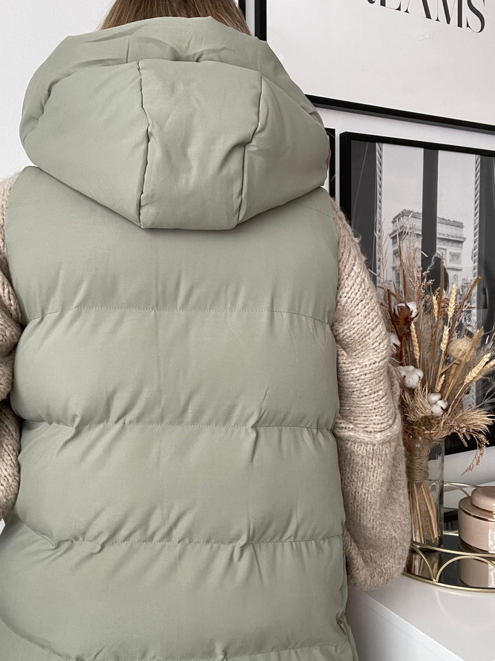 Steppweste Street Style - Khaki