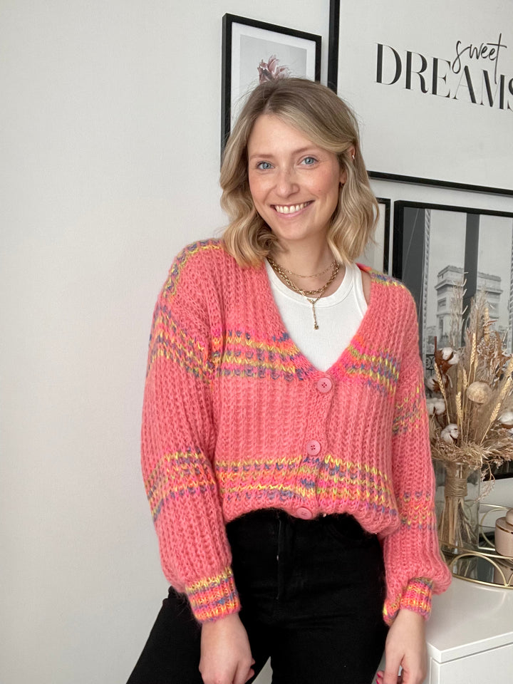 Cardigan Spring Colors - Koralle