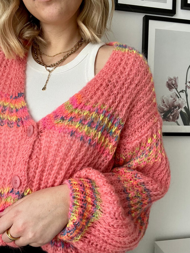 Cardigan Spring Colors - Koralle