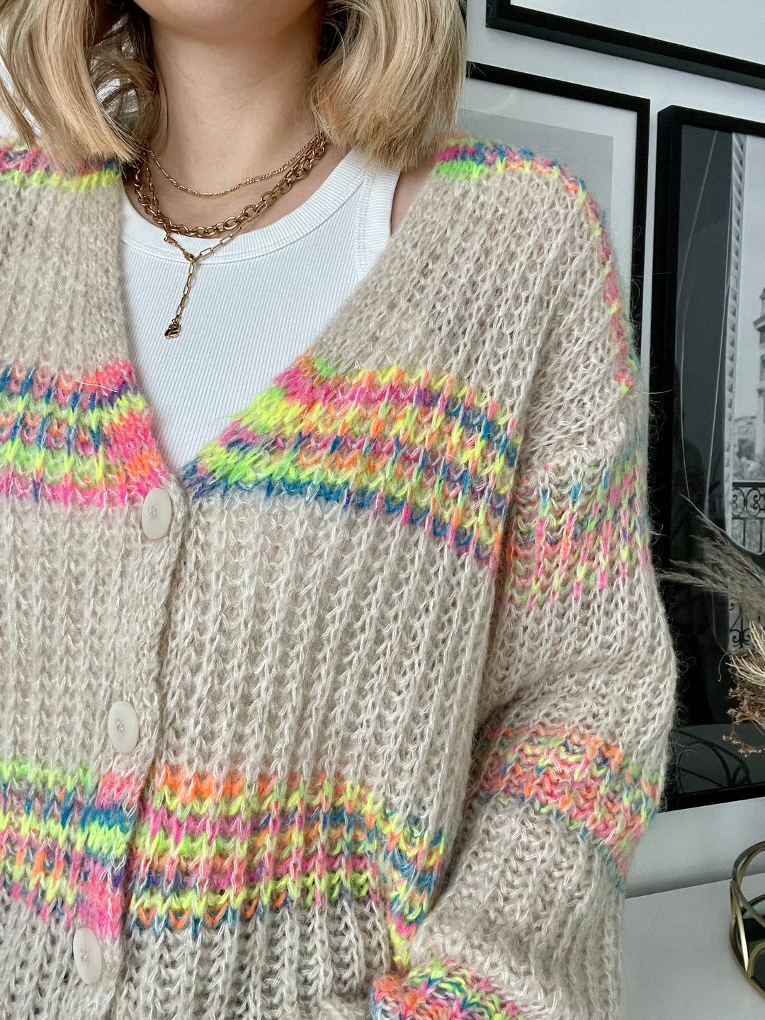 Cardigan Spring Colors - Beige