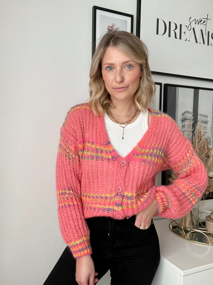 Cardigan Spring Colors - Koralle