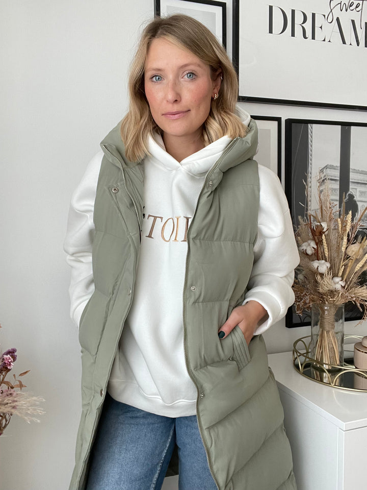 Steppweste Street Style - Khaki